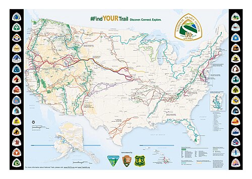 Long-distance trails in the United States